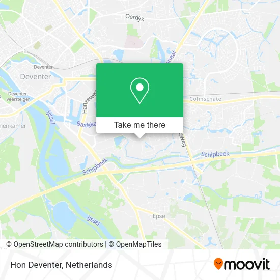 Hon Deventer map