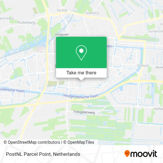 Postnl Pakketpunt map