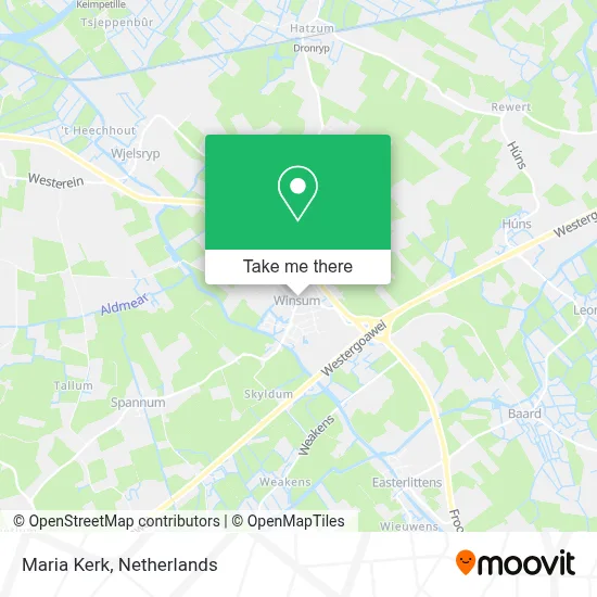 Maria Kerk map