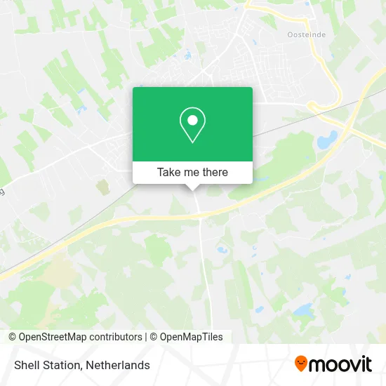 Shell Station map