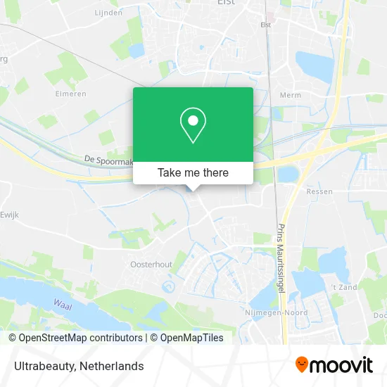 Ultrabeauty map