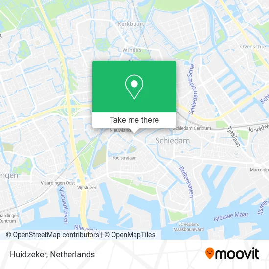Huidzeker map