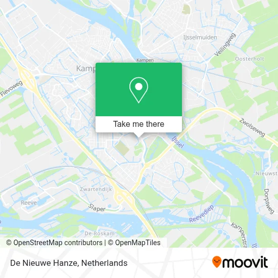 De Nieuwe Hanze map