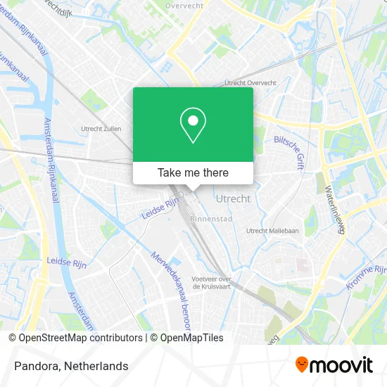 Pandora map