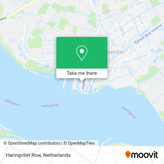 Haringvliet Row map