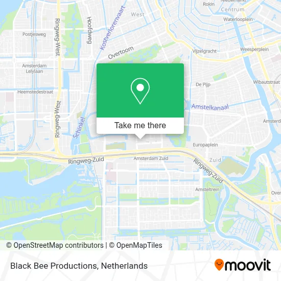 Black Bee Productions map
