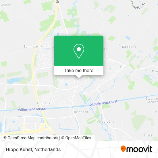 Hippe Kunst map