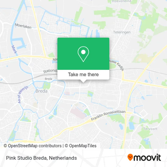 Pink Studio Breda map