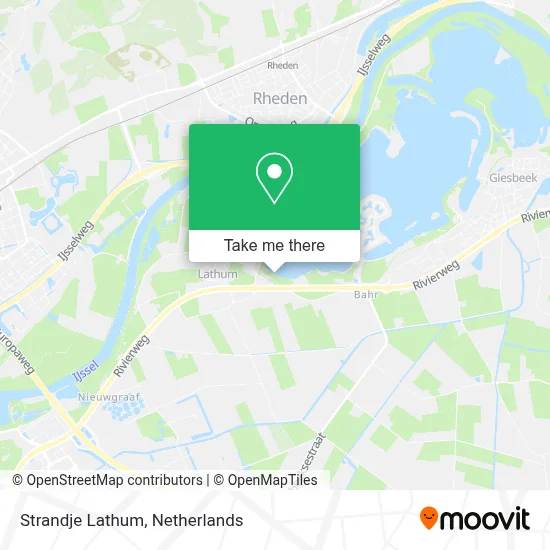 Strandje Lathum map