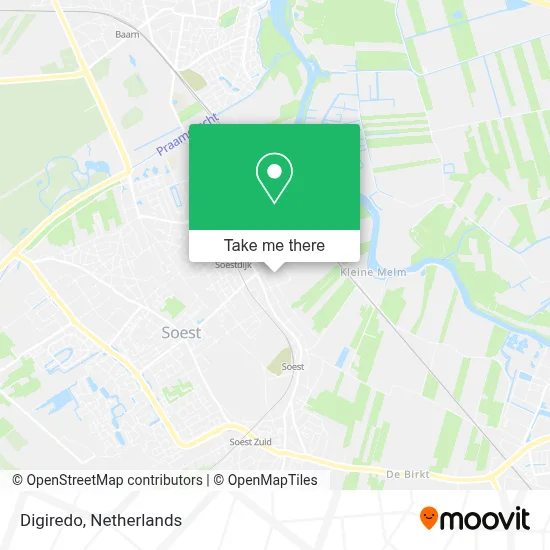 Digiredo map