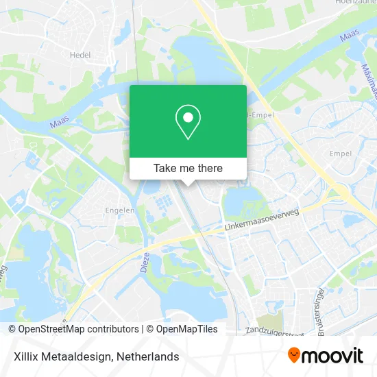 Xillix Metaaldesign map