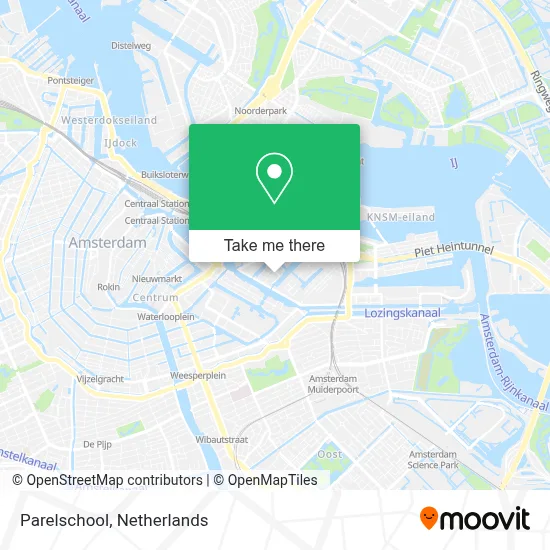 Parelschool map