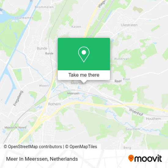 Meer In Meerssen map