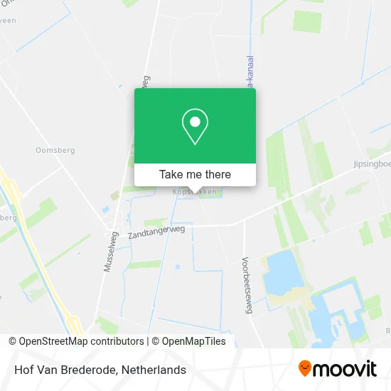 Hof Van Brederode map