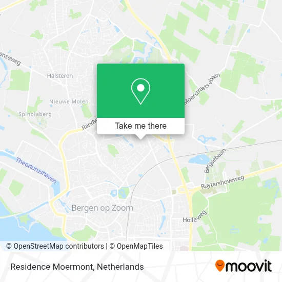 Residence Moermont map