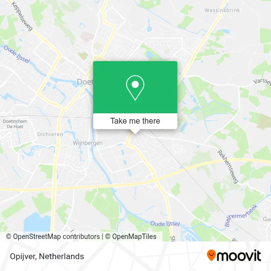 Opijver map