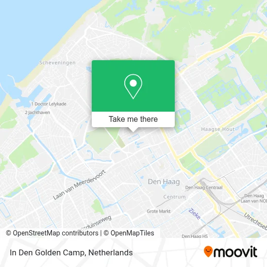 In Den Golden Camp map