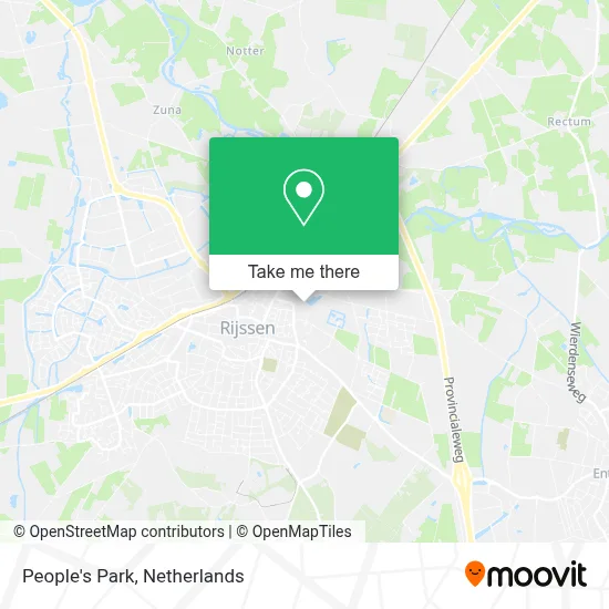 Volkspark map