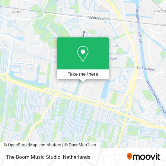 The Boom Music Studio map