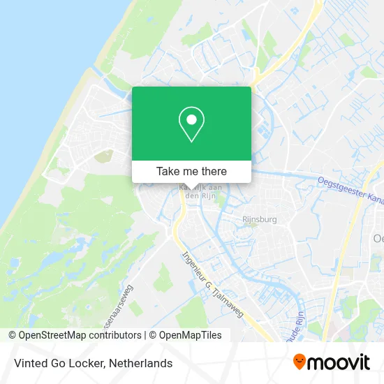 Vinted Go Locker map