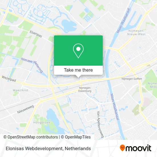Elonisas Webdevelopment map