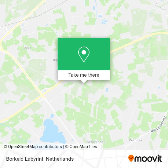 Borkeld Labyrint map