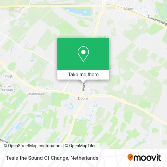 Tesla the Sound Of Change map