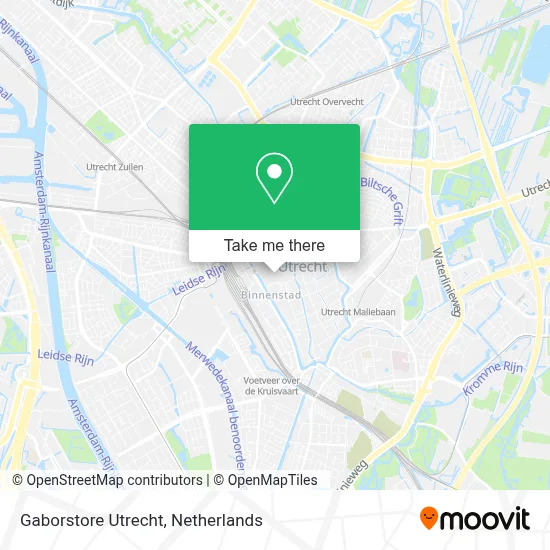 Gaborstore Utrecht map