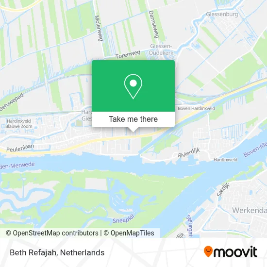 Beth Refajah map