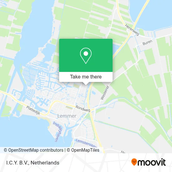 I.C.Y. B.V. map