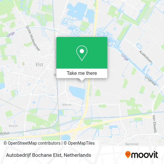 Autobedrijf Bochane Elst map