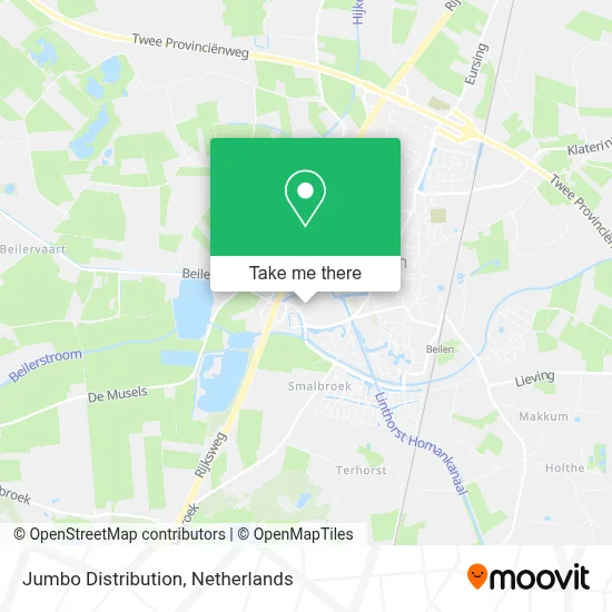 Jumbo Distribution map
