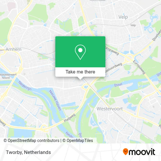 Tworby map