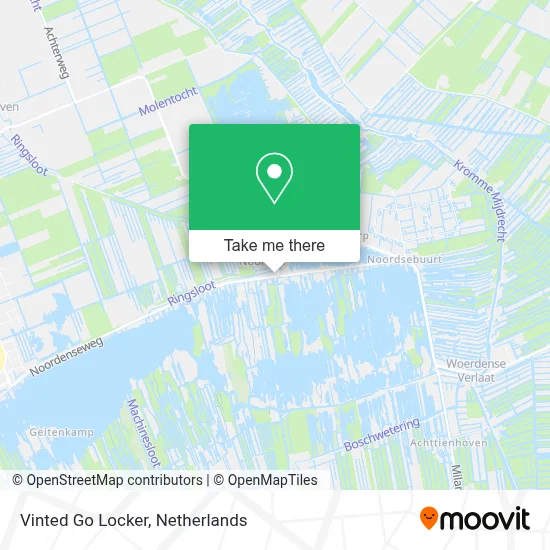 Vinted Go Locker map