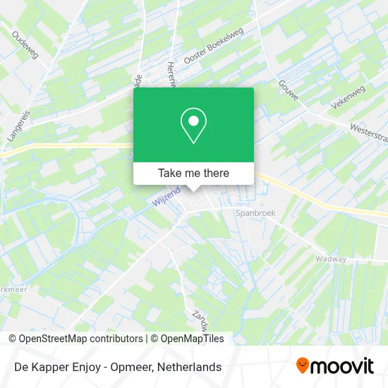 De Kapper Enjoy - Opmeer map