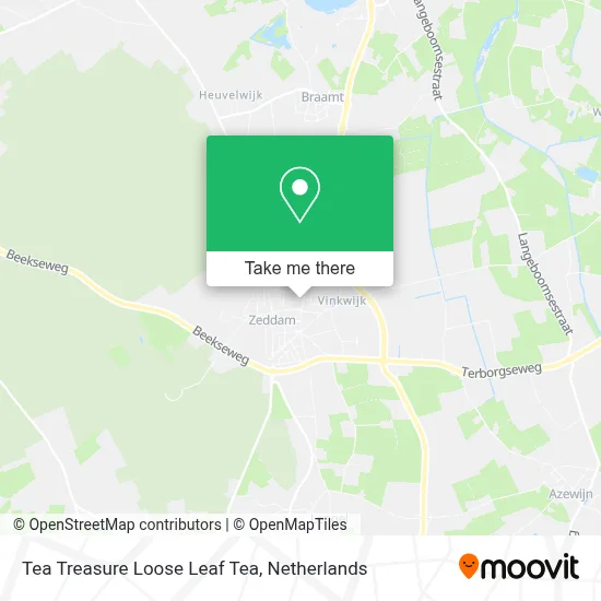 Tea Treasure Loose Leaf Tea map