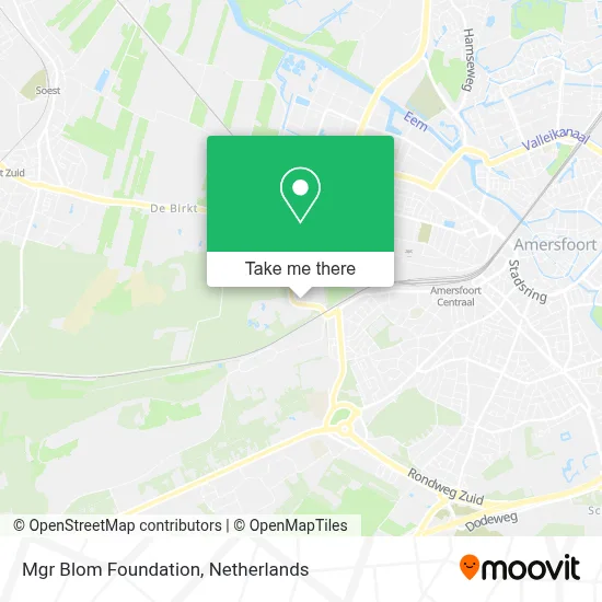 Mgr Blom Foundation map