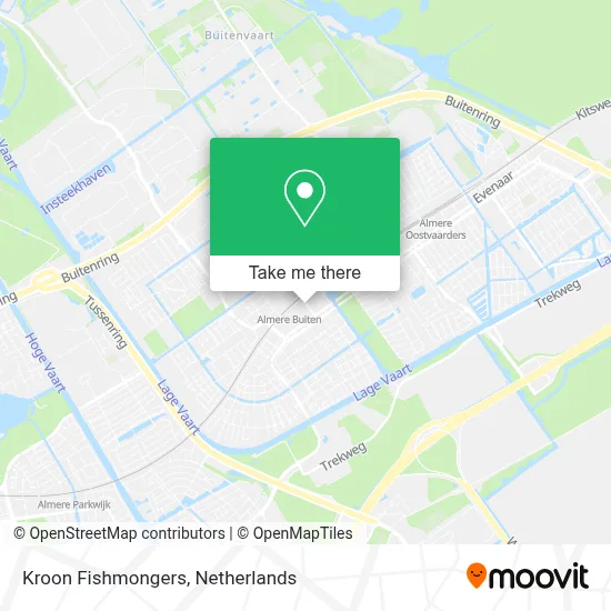 Kroon Fishmongers map