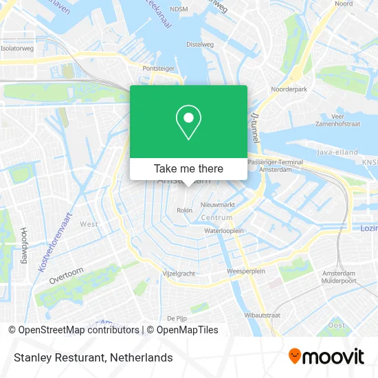 Stanley Resturant map