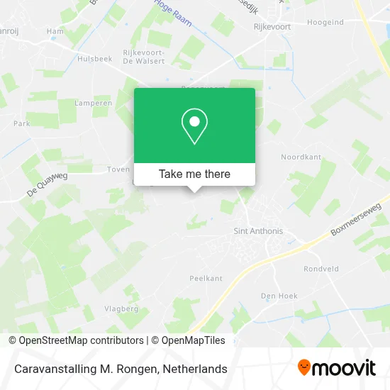 Caravanstalling M. Rongen map