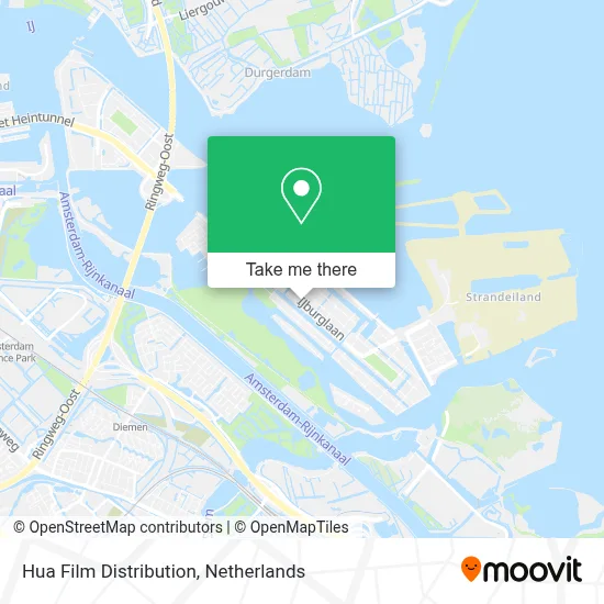 Hua Film Distribution map