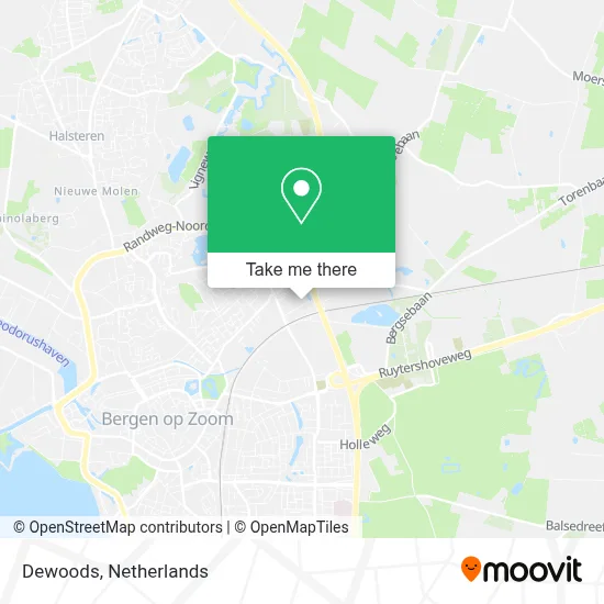 Dewoods map