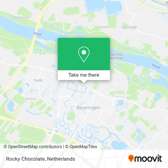 Rocky Chocolate map