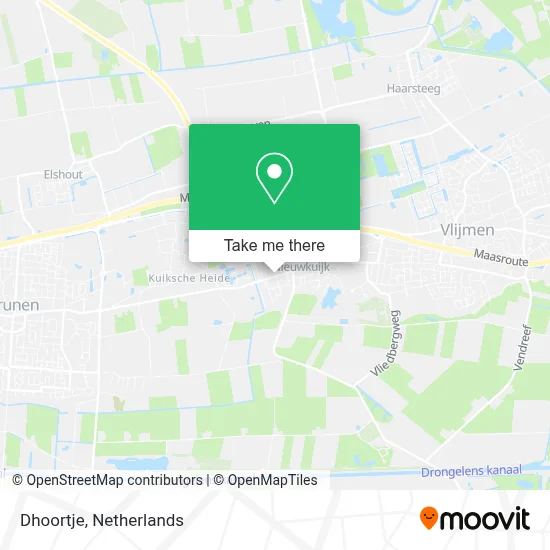 Dhoortje map
