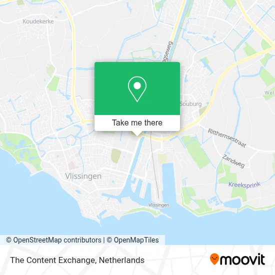 The Content Exchange map