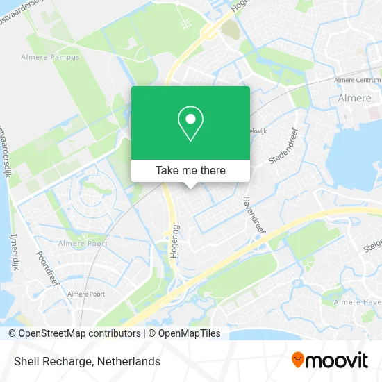 Shell Recharge map