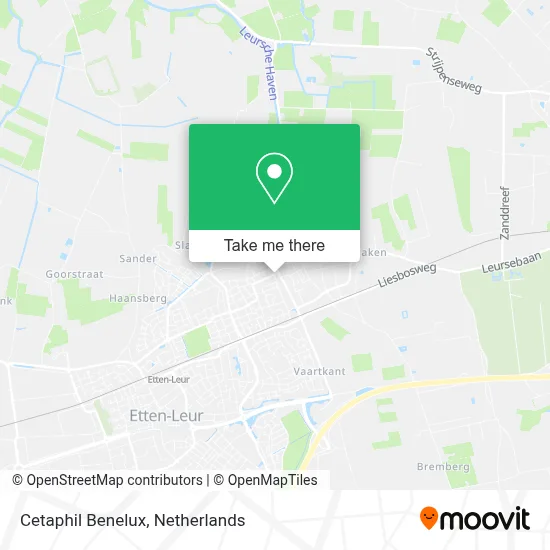 Cetaphil Benelux map