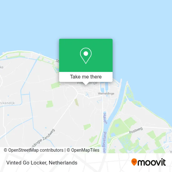 Vinted Go Locker map
