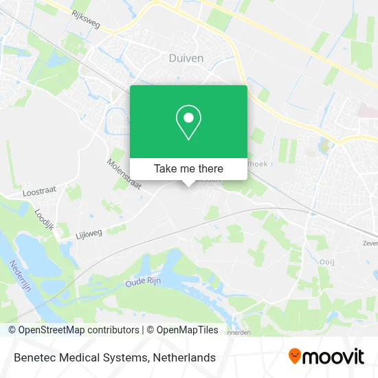 Benetec Medical Systems map