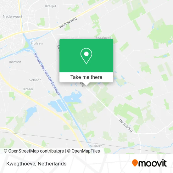 Kwegthoeve map